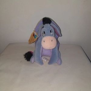 Pooh Friendly Tales Board Book and Plush Eyeore 1997 Vintage NWT